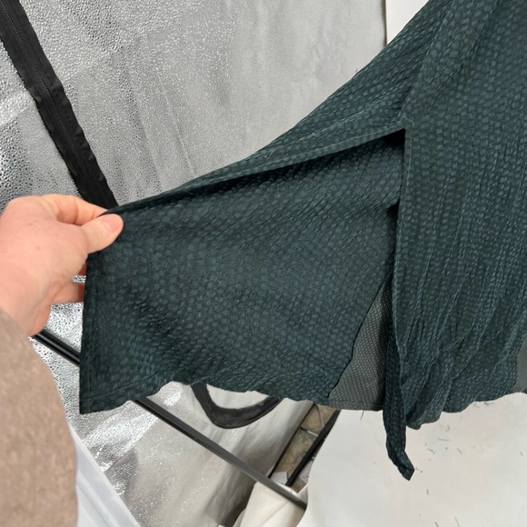 VTG Donna Jessica Patchwork Maxi Dress Women's Size 3 Junior Cowl Neck Lagenlook - Picture 4 of 8